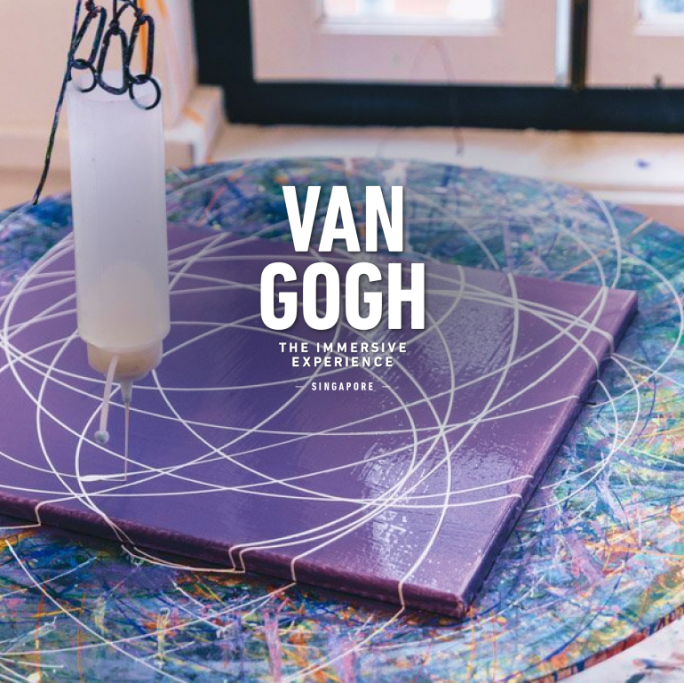 Art Jamming Workshop by Motion Art Space - Van Gogh Singapore Exhibition: The Immersive Experience